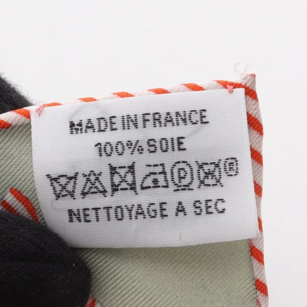 Hermes Scarf Petit Carre 45 les Becanes Silk Green Multi-color - Picture 3 of 6